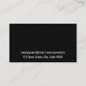 Sound-Lautsprecher | Music Equalizer | kreativ Visitenkarte (Rückseite)