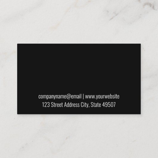 Sound-Lautsprecher | Music Equalizer | kreativ Visitenkarte (Rückseite)