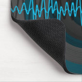 Sound Light Blue Dark Mousepad (Ecke)