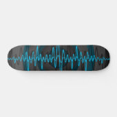 Sound Light Blue Dark Skateboard (Horizontal)