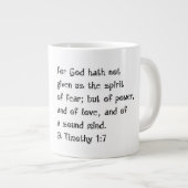 Sound Mind - Jumbo-Tasse (Vorderseite Rechts)