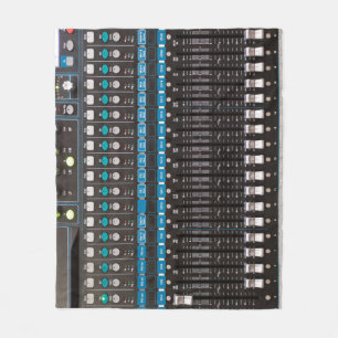 Sound Mixer Kontrolle, Veranstaltungshalle. Fleecedecke