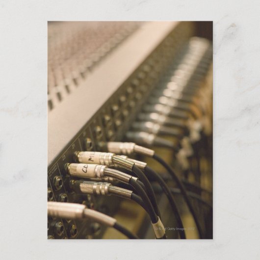 Sound Mixer Postkarte (Vorderseite)