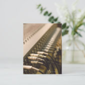 Sound Mixer Postkarte (Stehend Vorderseite)