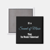 Sound of Music Magnet (Vorderseite/Rückseite)