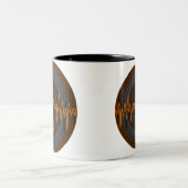 Sound Orange Dark Round Tasse (Mittel)