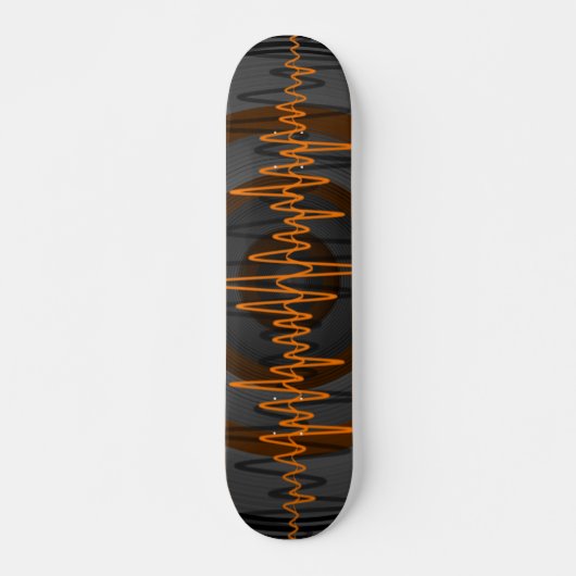 Sound Orange Dark Skateboard (Vorne)