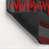 Sound Red Dark Mousepad (Ecke)