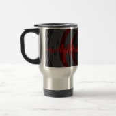 Sound Red Dark Travel Pendler Tasse (Links)