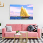 Sound segeln leinwanddruck (Insitu (Wohnzimmer))
