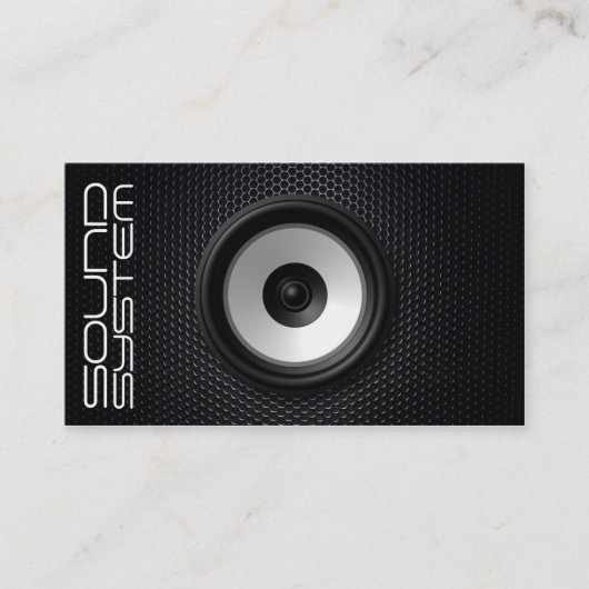 Sound service company visitenkarte (Vorderseite)