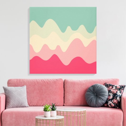 Sound Sketch 04 Leinwanddruck (Insitu (Wohnzimmer))