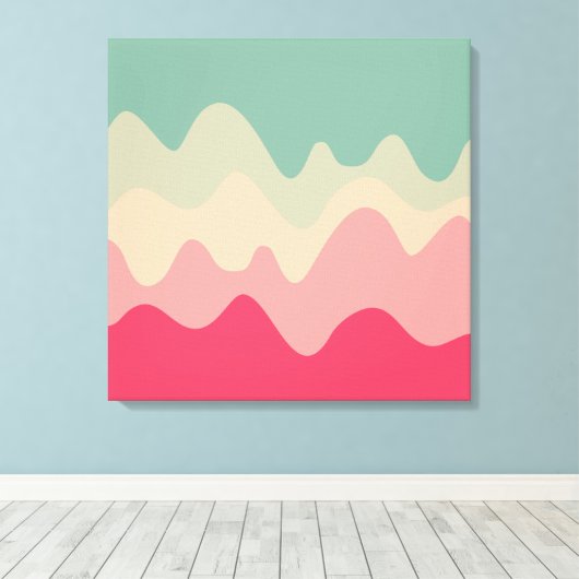 Sound Sketch 04 Leinwanddruck (Insitu (Holzboden))