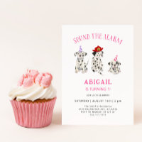 Sound the Alarm Firefighter Girl Birthday Party