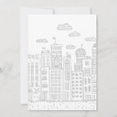 Sound The Alarm Firetruck Boys 4. Geburtstag Einladung (Rückseite)