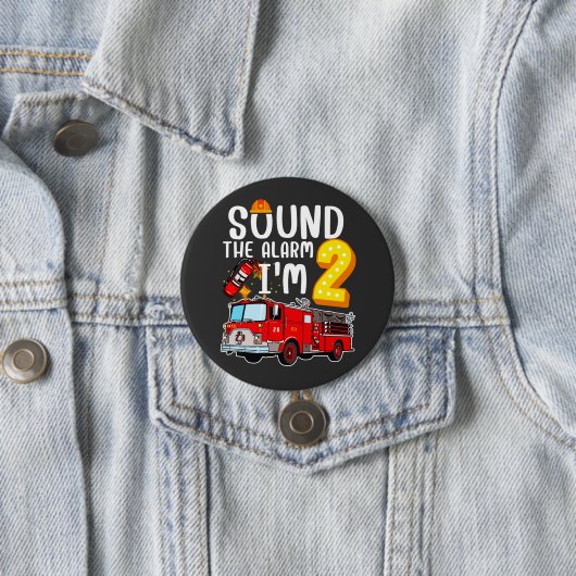 Sound The Alarm Ich bin 2 Feuerwehrmann Motor Fire Button (Beispiel)