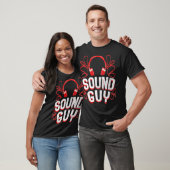 Sound Typ Design Audio Engineer Headphone Recordin T-Shirt (Unisex)