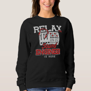 Sound Typ Entspannen Sie sich beim Sound Engineer. Sweatshirt