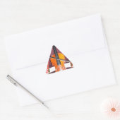 Sound von v Liebe hakuna matata valentine Dreieckiger Aufkleber (Umschlag)