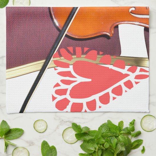 Sound von v Liebe hakuna matata valentine Küchentuch (Gefaltet)