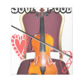 Sound von v Liebe hakuna matata valentine Notizblock (Vorderseite)