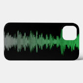 Sound Wave Audiophile iPhone Case (Rückseite (Horizontal))