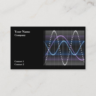 Sound Wave Design 01 - Visitenkarten Visitenkarte