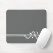 Sound Wave - Grau Mousepad (Mit Mouse)