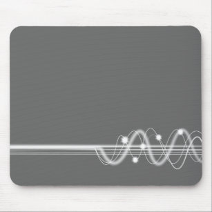 Sound Wave - Grau Mousepad