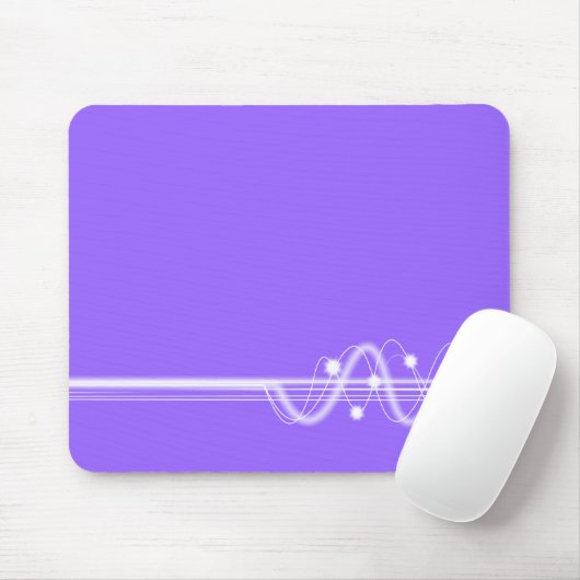 Sound Wave - Mauve Mousepad (Mit Mouse)