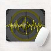 Sound Yellow Dark Mousepad (Mit Mouse)