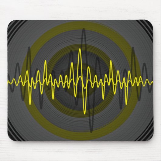 Sound Yellow Dark Mousepad (Vorne)