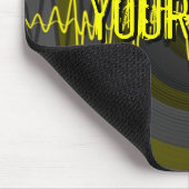 Sound Yellow Dark 'Name' Mousepad (Ecke)
