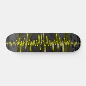 Sound Yellow Dark Skateboard (Horizontal)