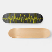 Sound Yellow Dark Skateboard (Horizontal)