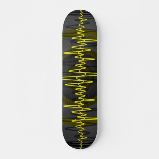 Sound Yellow Dark Skateboard (Vorne)