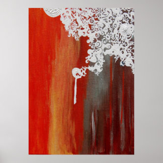 "Sound zittert langsam auf der Morgendämmerung" Pl Poster