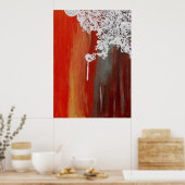 "Sound zittert langsam auf der Morgendämmerung" Pl Poster (Küche)