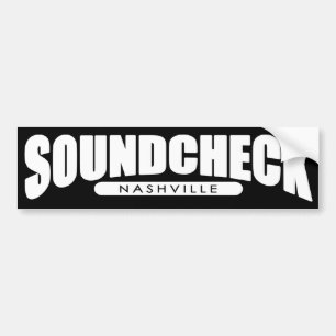 Soundcheck Nashville Autoaufkleber
