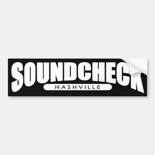 Soundcheck Nashville Autoaufkleber (Vorne)