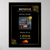 SoundCloud Music Streaming Award Poster (Vorne)