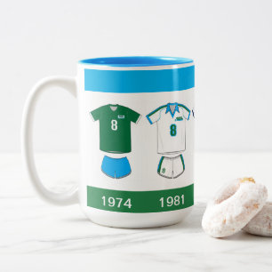 Sounders Geschichte Jersey Zweifarbige Tasse