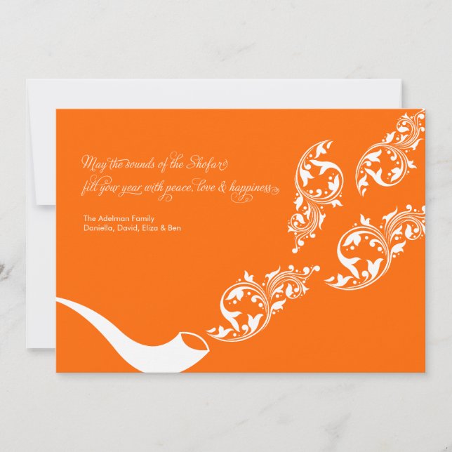 Sounds der Shofar Flat Card (Vorderseite)