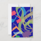 SOUNDS DER TORAH BAT Bar Mitzvah Party Card Einladung (Rückseite)