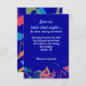 SOUNDS DER TORAH BAT Bar Mitzvah Party Card Einladung (Vorne/Hinten)