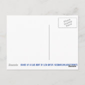 Sounds eines Blue Heart Original Postcard Postkarte (Rückseite)