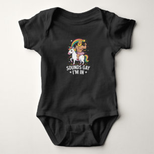 Sounds Gay Im In Baby Strampler