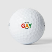 Sounds Gay I'm in Funny Pride Monat Pride Flag Golfball (Vorderseite)