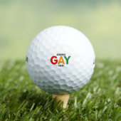 Sounds Gay I'm in Funny Pride Monat Pride Flag Golfball (Insitu T-Shirt)