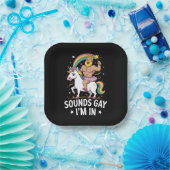 Sounds Gay Im In Pappteller (Party)